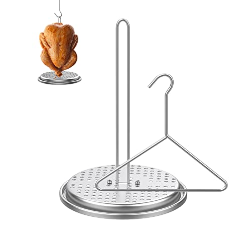 BBQration Truthahn Huhn Geflügelregal Set zum Frittieren, Truthahn-Fritteusenboden mit Griff Hebehaken für Bratentopf und BBQ BBQration Truthahn Huhn Geflügelregal Set zum Frittieren, Truthahn-Fritteusenboden mit Griff Hebehaken für Bratentopf und BBQ von BBQration