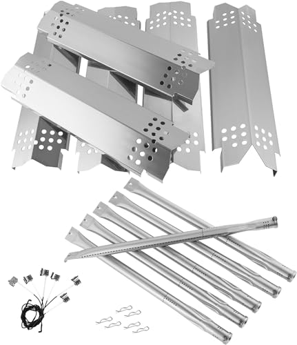 Grillteile für Nexgrill Deluxe 6-Brenner 720-0896B 720-0896E 720-0896C 720-0896X Hitzeschild und Brenner-Set für Nexgrill 720-0896B Ersatzteile Nexgrill Ersatzteile 6 Brenner von BBQration