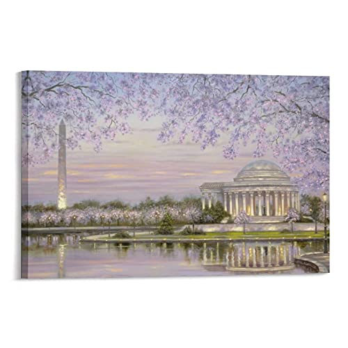 BBSYDH Leinwand Bilder 60 * 90cm Senza Cornice Pittura Edificio Fiume Primavera Fiori Poster Decorazione Soggiorno Camera da letto Pittura BBSYDH Leinwand Bilder 60 * 90cm Senza Cornice Pittura Edificio Fiume Primavera Fiori Poster Decorazione Soggiorno Camera da letto Pittura von BBSYDH