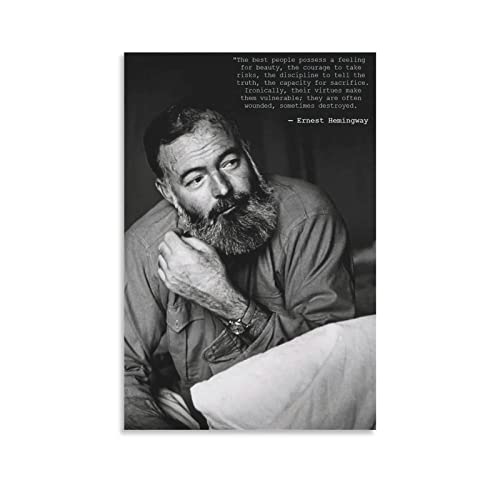 BBSYDH Leinwand Druck Poster 50 * 70cm Senza Cornice Ernest Hemingway Art Poster e Wall Art Picture Print Modern Family Room décor BBSYDH Leinwand Druck Poster 50 * 70cm Senza Cornice Ernest Hemingway Art Poster e Wall Art Picture Print Modern Family Room décor von BBSYDH