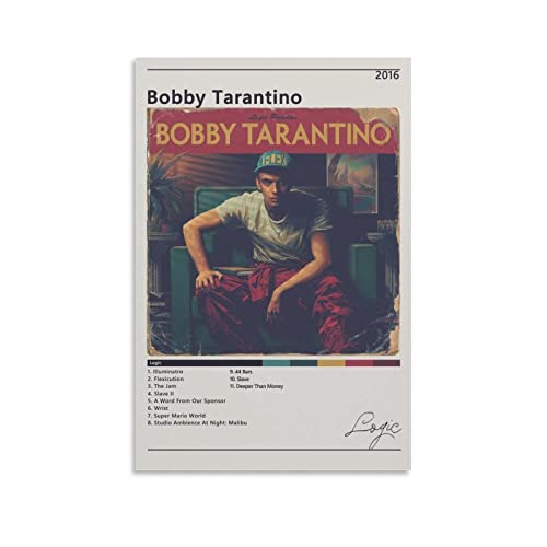 BBSYDH Leinwand Druck Poster 60 * 80cm Senza Cornice Logica Bobby Tarantino 2016 Autografo Poster Soggiorno Camera da letto Pittura Opera d'arte BBSYDH Leinwand Druck Poster 60 * 80cm Senza Cornice Logica Bobby Tarantino 2016 Autografo Poster Soggiorno Camera da letto Pittura Opera d'arte von BBSYDH