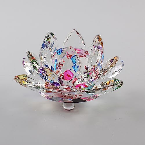 BBTISG Kristall Lotus Blume Kerzenhalter - Bunter Teelicht Kerzenhalter Mit Kristallglas Schale BBTISG Kristall Lotus Blume Kerzenhalter - Bunter Teelicht Kerzenhalter Mit Kristallglas Schale von BBTISG