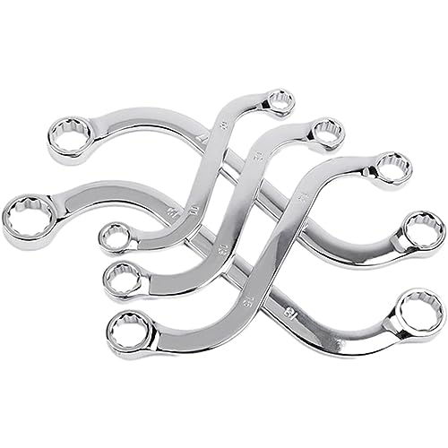 BBTISG S Form Ringschlüssel Schraubenschlüssel Set, 10 mm bis 19 mm Doppelringschlüssel Set Rostbeständigkeit Doppelringschlüssel Ringschlüssel BBTISG S Form Ringschlüssel Schraubenschlüssel Set, 10 mm bis 19 mm Doppelringschlüssel Set Rostbeständigkeit Doppelringschlüssel Ringschlüssel von BBTISG
