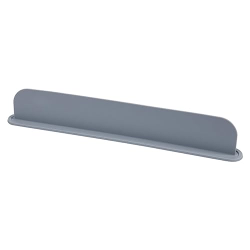 BBTISG Wiederverwendbarer Spritzschutz für die Küche, 52 x 8,5 x 5cm Silikon Wasserabsperrung Wassersperre Spritzschutz Wasserspüle Klappe Blocksperre (grau) von BBTISG