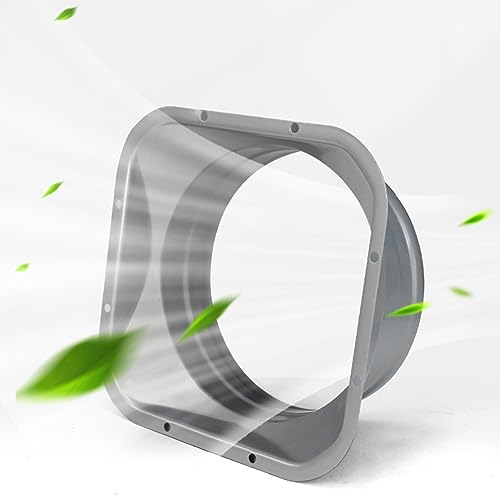 BBTISG Kanalverbinder Flansch, 150mm Wandflansch Verbinder Auspuffrohr Metallrohr Entlüftungsrohrverbinder Luftauslasskanal für Heizung, Kühlung Belüftungssystem von BBTISG
