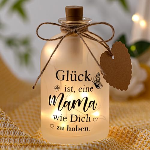 BBTO LED Flaschenlicht Geburtstagsgeschenk für Mama Mutter Oma von Kindern Glück Ist Es Eine Mama Wie Dich zu Haben Flaschenlicht Muttertagsgeschenke Liebevoll Flaschenlicht mit Spruch Geschenk BBTO LED Flaschenlicht Geburtstagsgeschenk für Mama Mutter Oma von Kindern Glück Ist Es Eine Mama Wie Dich zu Haben Flaschenlicht Muttertagsgeschenke Liebevoll Flaschenlicht mit Spruch Geschenk von BBTO