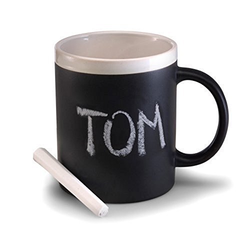 Koopman International, Tasse zum Beschriften mit Kreide, TR-Q51500000, Chalk Mug von eBuyGB