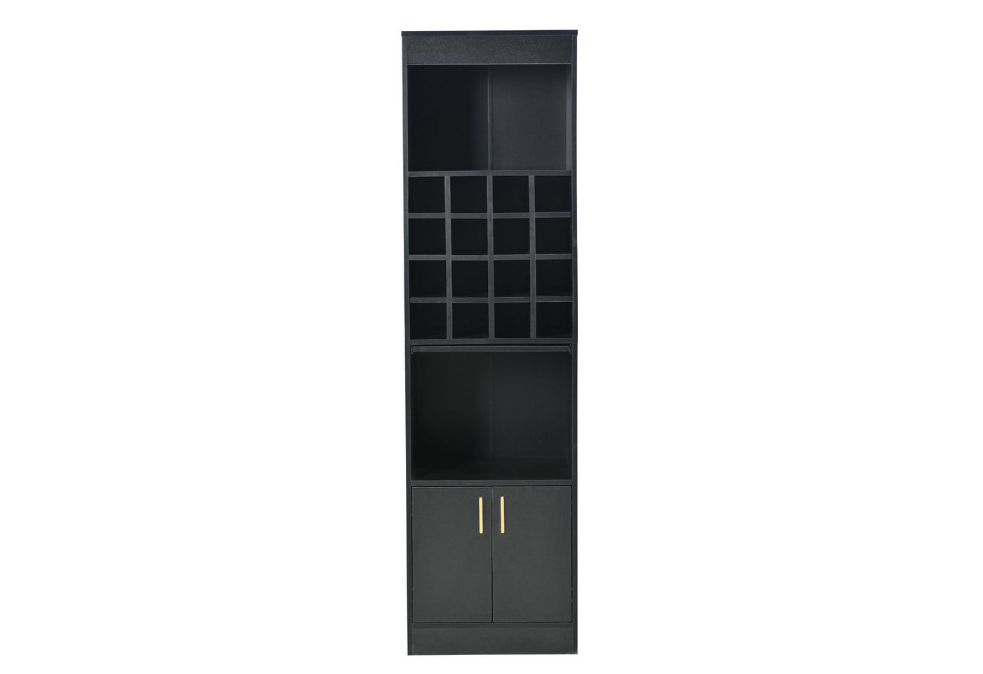 BBWL Highboard Cabinets,Stehschrank in Schwarz für Weinliebhaber,16 Weinfächer BBWL Highboard Cabinets,Stehschrank in Schwarz für Weinliebhaber,16 Weinfächer von BBWL