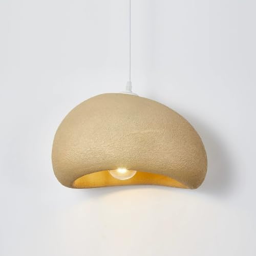 BBWO Pendelleuchte Wabi-sabi Hängeleuchte Höhenverstellbar E27 Kronleuchter Moderne Esszimmerleuchte Esstischlampe Innen Hängelampe dekoration Pendellampe Küche Insel Schlafzimmerlampe(A,60CM) von BBWO