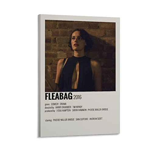 BBZL Fleabag TV-Serien-Poster, Leinwandkunst, dekorativer Gemälde, Bild, Druck, moderne Familie, Jungen, Mädchen, Schlafzimmer, Wohnzimmer, Dekoration, Poster, 30 x 45 cm von BBZL