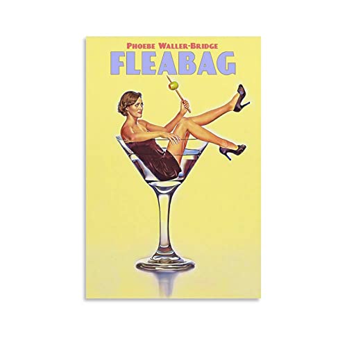 BBZL Fleabag TV-Serie Poster Leinwand Kunst Dekoratives Gemälde Bild Druck Modern Familie Junge Mädchen Schlafzimmer Wohnzimmer Dekoration Wanddekoration Poster 40 x 60 cm von BBZL