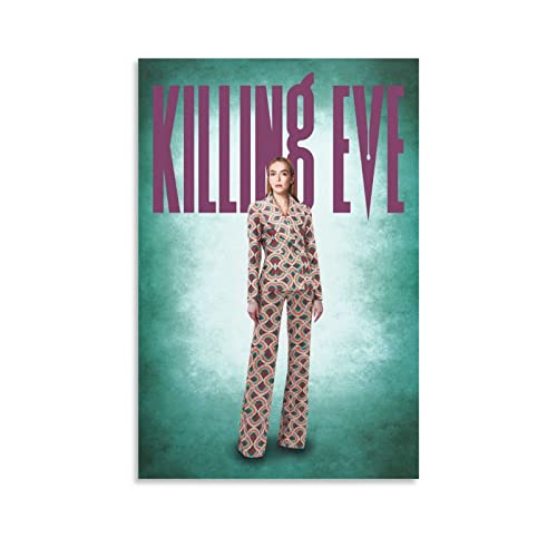 BBZL Killing Eve TV-Serie Poster Leinwand Kunst Dekoratives Gemälde Bild Druck Modern Familie Junge Mädchen Schlafzimmer Wohnzimmer Dekoration Wanddekoration Poster 30 x 45 cm von BBZL