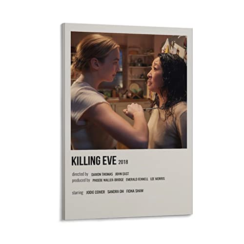 BBZL Killing Eve TV-Serie Poster Leinwand Kunst Dekoratives Gemälde Bild Druck Modern Familie Junge Mädchen Schlafzimmer Wohnzimmer Dekoration Wanddekoration Poster 40 x 60 cm von BBZL