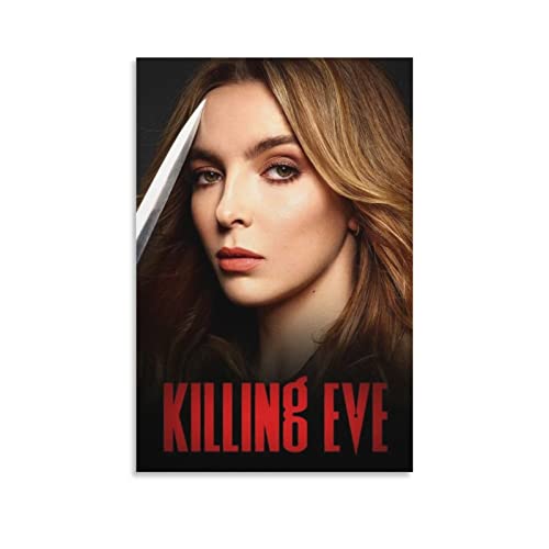 BBZL Killing Eve TV-Serie Poster Leinwand Kunst Dekoratives Gemälde Bild Druck Modern Familie Junge Mädchen Schlafzimmer Wohnzimmer Dekoration Wanddekoration Poster 50 x 75 cm von BBZL