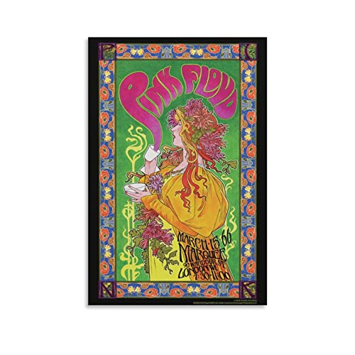 BBZL Pink Floyd Poster Leinwand Kunst Dekoratives Gemälde Bild Druck Modern Familie Junge Mädchen Schlafzimmer Wohnzimmer Dekoration Wanddekoration Poster 08x12inch (20x30cm) von BBZL