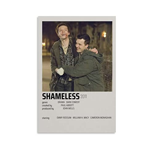 BBZL Shameless TV-Serie Poster Leinwand Kunst Dekoratives Gemälde Bild Druck Modern Familie Junge Mädchen Schlafzimmer Wohnzimmer Dekoration Wanddekoration Poster 20 x 30 cm von BBZL