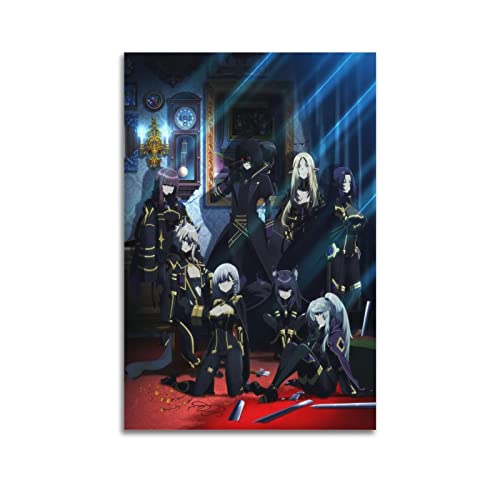 BBZL Anime-Poster, Motiv: "The Eminence in Shadow", Leinwandkunst, dekorativer Gemälde, Bild, Druck, modern, Familie, Junge, Mädchen, Schlafzimmer, Wohnzimmer, Dekoration, Poster, 30 x 45 cm von BBZL