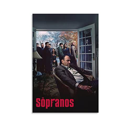 BBZL The Sopranos TV-Serie Poster Leinwand Kunst Dekoratives Gemälde Bild Druck Modern Familie Junge Mädchen Schlafzimmer Wohnzimmer Dekoration Wanddekoration Poster 40 x 60 cm von BBZL