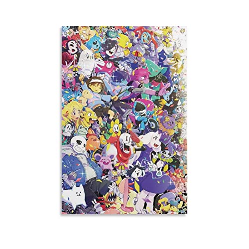 BBZL Undertale Poster Leinwand Kunst Dekorative Gemälde Bild Druck Modern Familie Junge Mädchen Schlafzimmer Wohnzimmer Dekoration Wanddekoration Poster 30 x 45 cm von BBZL