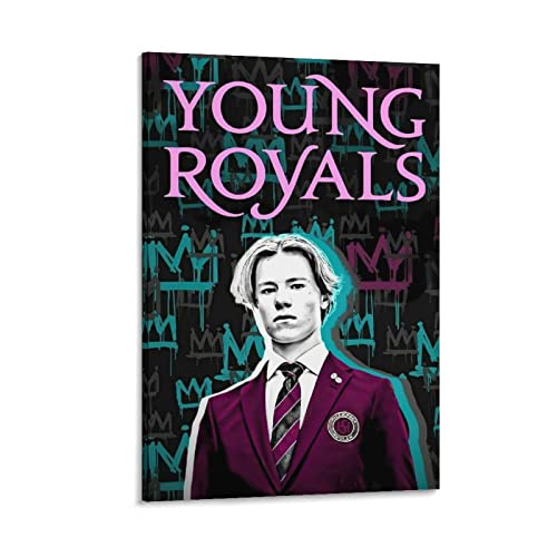 BBZL Young Royals Drama Poster Leinwand Kunst Dekoratives Gemälde Bild Druck Modern Familie Junge Mädchen Schlafzimmer Wohnzimmer Dekoration Wanddekoration Poster 30 x 45 cm von BBZL