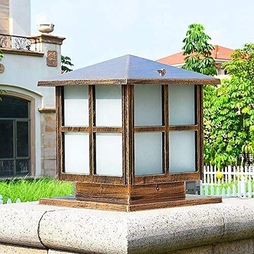Außen wasserdicht IP65 Wandpfahlleuchte E27 quadratischen Zaun Stigma Lampe Leuchte Aluminium Rasen Landschaft Straßenbeleuchtung Villa Parks Garage Veranda Pfahl Laterne schöne Landschaft Außen wasserdicht IP65 Wandpfahlleuchte E27 quadratischen Zaun Stigma Lampe Leuchte Aluminium Rasen Landschaft Straßenbeleuchtung Villa Parks Garage Veranda Pfahl Laterne schöne Landschaft von BBioss