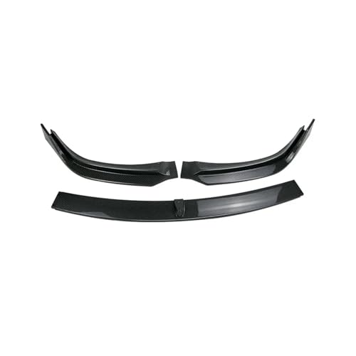Auto Frontstoßstange Lippe Spoiler Diffusor Splitter Bodykit Schürzen Cover Guard trim kompatibel mit Tesla Model S/Modell S Plaid 2021-2023 (Kohlenstoffoptik) von BBioss