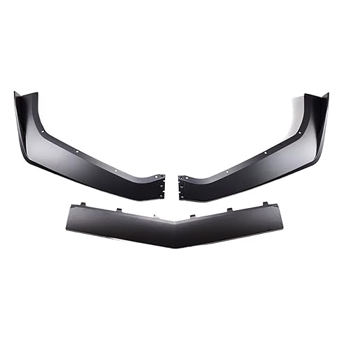 Auto Frontstoßstange Lippe Spoiler Splitter Matt Schwarz Kohlefaser Stil kompatibel mit 2014-2019 Corvette / C7 Modify Stoßstange (Carbon Style) von BBioss