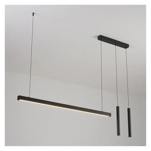 BBioss Esszimmer Lampe Küchenbeleuchtung Wort Lange Restaurant Kronleuchter Moderne Minimalistische Bürolampen Nordic Bar Insel Kronleuchter, Decke Pendelleuchte von BBioss