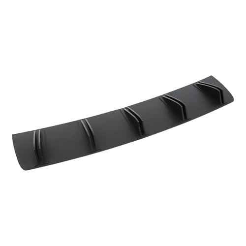 BBioss Heckspoiler-Stoßstangendiffusor für VW Jetta MK5 MK6 MK7, glänzende 5-Flügel-Haifischflosse, 81,5 cm, universelles Autospoilerzubehör (Mattschwarz) von BBioss