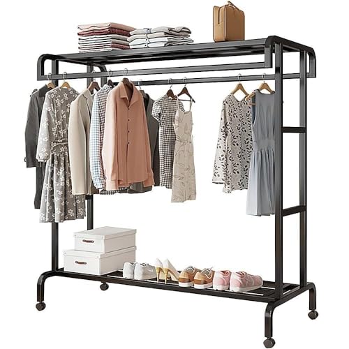 BBioss Kleiderbügel in doppelter Richtung mit Esel-Design, offener Mehrzweckschrank für Bekleidungsgeschäfte, Umkleideräume, Flure und Schlafzimmer, 150 x 50 x 150 cm BBioss Kleiderbügel in doppelter Richtung mit Esel-Design, offener Mehrzweckschrank für Bekleidungsgeschäfte, Umkleideräume, Flure und Schlafzimmer, 150 x 50 x 150 cm von BBioss