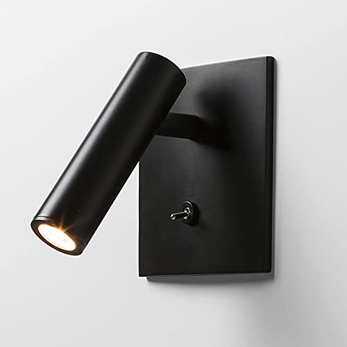 BBioss LED-Wandstrahler für den Innenbereich, 3 W, Beleuchtung nach oben oder nach unten, verstellbare Akzentlichter für den Nachttisch, drehbare Lampen für Kopfteil von C BBioss LED-Wandstrahler für den Innenbereich, 3 W, Beleuchtung nach oben oder nach unten, verstellbare Akzentlichter für den Nachttisch, drehbare Lampen für Kopfteil von C von BBioss