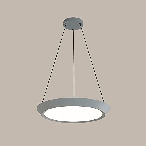 BBioss Licht Luxus Yagli Kronleuchter LED Stufenlos Dimmbar Metallring Hängend Modern Minimalistisch - Dekoration Laterne Esszimmer Wohnzimmer Hotel Leuchte (CB) von BBioss