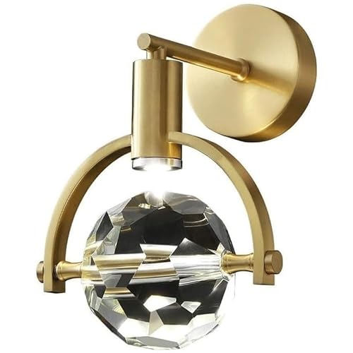 BBioss Luxus French Light Kristall Wandleuchte 5W LED Quelle H65 Messing Wandleuchte Persönlichkeit Kreativität Schlafzimmer Nachttisch Bar Küche Flur BBioss Luxus French Light Kristall Wandleuchte 5W LED Quelle H65 Messing Wandleuchte Persönlichkeit Kreativität Schlafzimmer Nachttisch Bar Küche Flur von BBioss