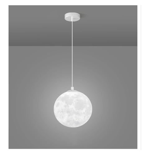 BBioss Moderne LED Mond Decke Kronleuchter Planetenförmigen Mond Wohnzimmer Esszimmer Pendelleuchte Wohnkultur Pendelleuchte Glanz Leuchten, Deckenleuchten von BBioss