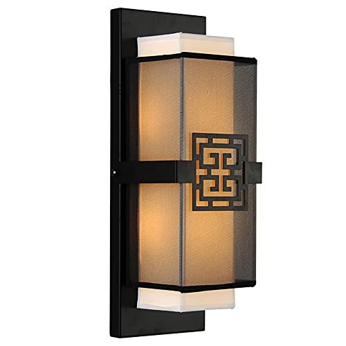 BBioss Traditionelle Wandleuchte、Rustikale Lampen im chinesischen Stil、 Wandleuchte mit rechteckigem Lampenschirm aus Gaze BBioss Traditionelle Wandleuchte、Rustikale Lampen im chinesischen Stil、 Wandleuchte mit rechteckigem Lampenschirm aus Gaze von BBioss