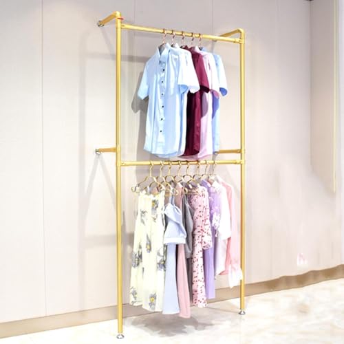 BBioss Wandgarderobe aus Metall mit Gold-Esel-Design, ideal für Schränke, Büros, Geschäfte oder Einkaufszentren, 360 x 30 x 240 cm BBioss Wandgarderobe aus Metall mit Gold-Esel-Design, ideal für Schränke, Büros, Geschäfte oder Einkaufszentren, 360 x 30 x 240 cm von BBioss