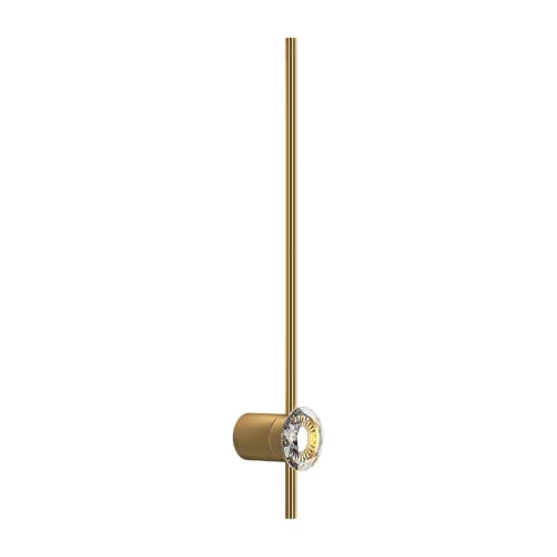 BBioss Wandlampe mit langem Kupferrohr, ultradünne Messinglampe mit Kristalldekoration, moderne LED-Wandleuchte, 3 Farbmodi, lineare Stimmungslampen für Nachttisch BBioss Wandlampe mit langem Kupferrohr, ultradünne Messinglampe mit Kristalldekoration, moderne LED-Wandleuchte, 3 Farbmodi, lineare Stimmungslampen für Nachttisch von BBioss