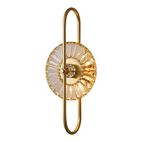 BBioss Wandleuchte aus Glas, Kupferlampe mit geometrischer Halterung, 3-flammig, Nachttischlampen E14, postmoderne Lichter für Wohnzimmer und Schlafzimmer BBioss Wandleuchte aus Glas, Kupferlampe mit geometrischer Halterung, 3-flammig, Nachttischlampen E14, postmoderne Lichter für Wohnzimmer und Schlafzimmer von BBioss
