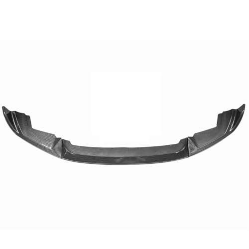 Frontstoßstange Spoilerlippe kompatibel mit BMW F87 M2 2019 2020 2021 Competition Carbon Fiber Look/Gloss Black Car Lower Splitter Blade Kit (Carbon Look) von BBioss