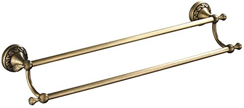 Handtuchständer Badregal Badezimmer Handtuchständer Wandmontage Doppelstange Handtuchständer Messing Europäischer Stil Antik Handtuchständer Edelstahl Handtuchständer Badezimmer Hardware Bad von BBioss