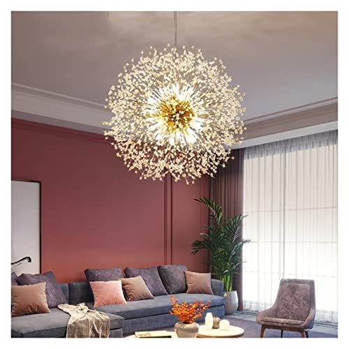 Kreative LED Kristall Deko Pendelleuchte Chrom für Küche Esszimmer Kinderzimmer Moderne Bar Lampe mit Glanz und LED (Color : L72) (D60) von BBioss