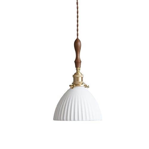 Nachttisch Kronleuchter Französisch Retro Holz Keramik Pendelleuchte Messing Amerikanischen Schlafzimmer Esszimmer Bar Flur Weiß Nachttisch Kronleuchter Französisch Retro Holz Keramik Pendelleuchte Messing Amerikanischen Schlafzimmer Esszimmer Bar Flur Weiß von BBioss