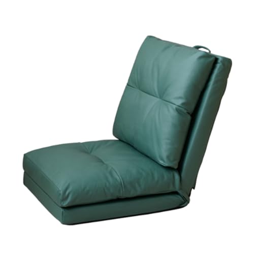 Sitzsack Sofa Bodensofa Lazy Sofa Bodensofa, Klappbares Schlafbett Mit 6-Positionen-Rückenlehne, Umwandelbares Futon-Couchbett, Lounge-Relaxsessel Für Das Wohnzimmer Grün von BBioss