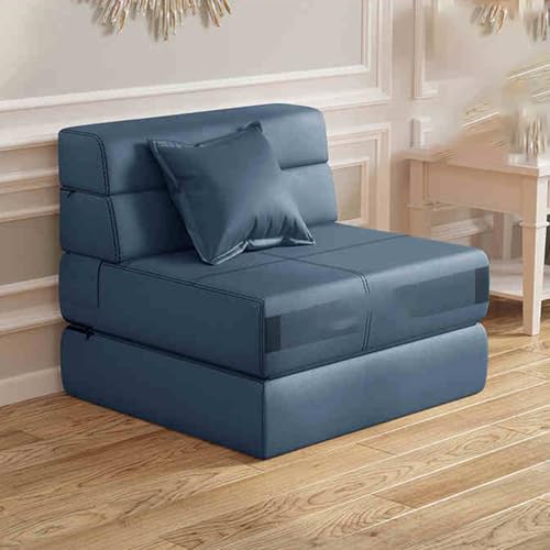 Sitzsack Sofa Bodensofa Lazy Sofa Klappsofabett - Umwandelbarer Schlafsessel mit Kissen, Ausklappbare Couch, Memory Foam-Bodenmatratze, Futoncouch, für Wohnzimmer/Schlafsaal/Gästezimmer/Zuhause, Dunke von BBioss