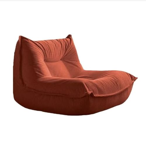 Sitzsack Sofa Bodensofa Lazy Sofa Sitzsack Tatami Bett armloser Boden Cord hochdichter Schaumstoff gefüllter Sessel für Wohnzimmer Schlafzimmer Salon Büro Balkon B von BBioss