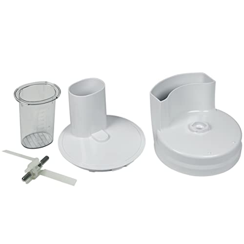 Durchlaufschnitzlergehäuse Set Küchenmaschine Bosch Siemens 00653294 653294 Gehäuse Gehäusedeckel Becher Mitnehmer passend in MUM4 von BBoschGruppe