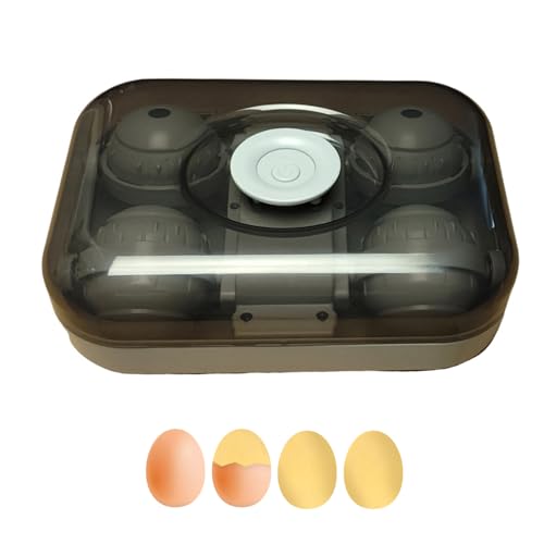 BBpara Elektrischer goldener Eiermacher, 4-in-a-Time goldener Eiermixer, Eigelbweißer Mixer in Schale, horizontale Ablage für einfaches Laden, mischt sich jedes Mal perfekt, wiederaufladbar von BBpara