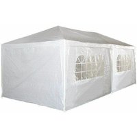 5300-0001 pavillon gartenpavillon partyzelt gartenzelt garten zelt bierzelt 3X6M WEIß - Bc-elec von BC-ELEC