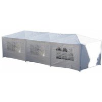 5300-0006 pavillon gartenpavillon partyzelt gartenzelt garten zelt bierzelt 3X9M WEIß - Bc-elec von BC-ELEC