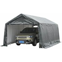 578-011 Aussencarport, Autozelt, Garagenzelt 6x3,6x2,75m - Grau - Bc-elec von BC-ELEC